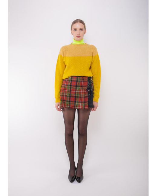 La Fetiche Yellow Penelope Fairisle Sweater