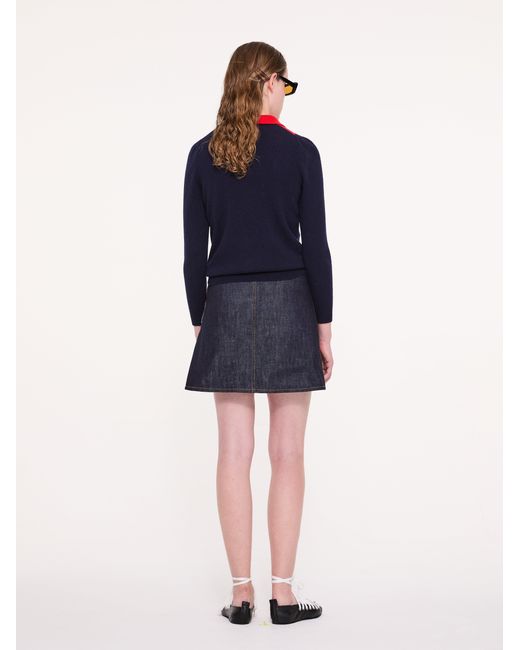 La Fetiche Blue Lory Polo Sweater