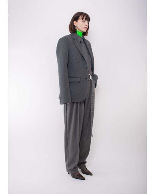 La Fetiche Blue Annie X Oversized Tailored Jacket