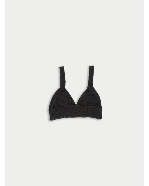 La Fetiche White Lucia Hand Knit Bralette