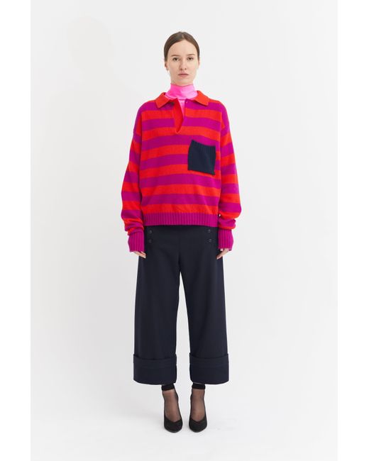 La Fetiche Winifred Striped Rugby Sweater