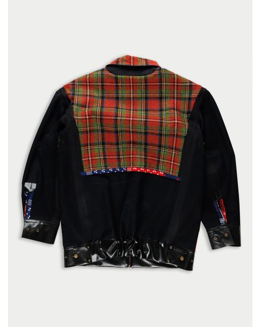 La Fetiche Red Jaime X Reversible Bomber Jacket