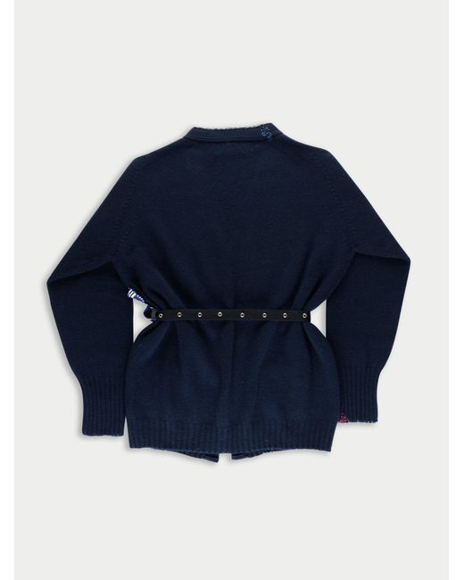 La Fetiche Blue Sylvia Cardigan