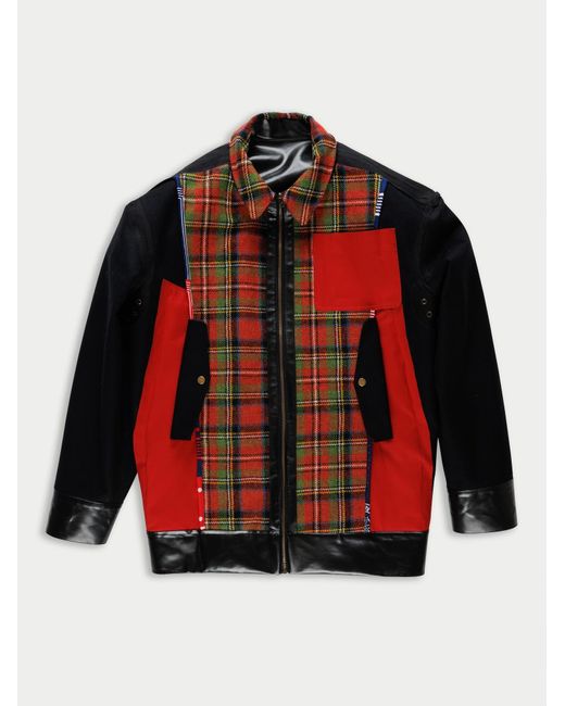 Women's Red Jaime X Reversible Bomber Jacket