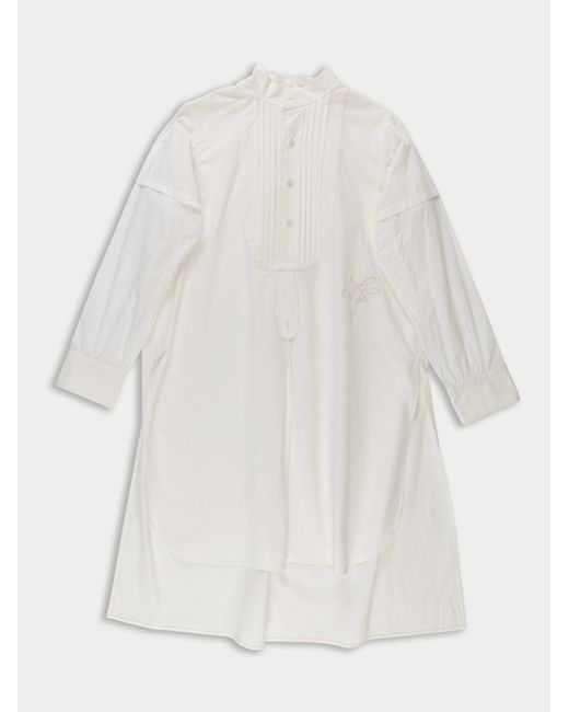 La Fetiche White Lou Traditional Over-Shirt