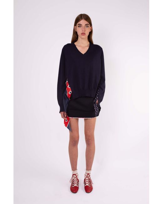 La Fetiche Blue Avril Mini Skirt