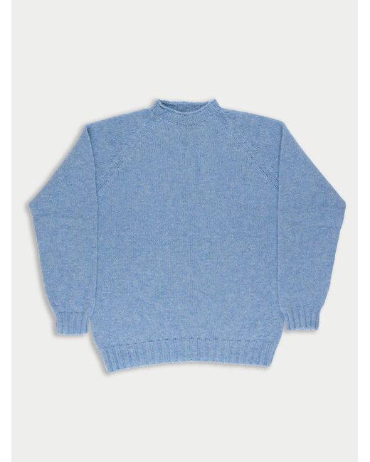 Women's Blue Barney Oversized Menswear Jumper