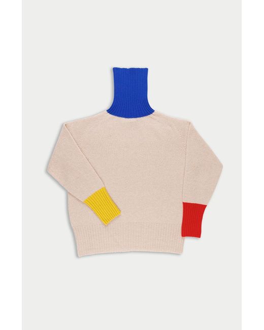 La Fetiche Blue Rudi X Polo Sweater