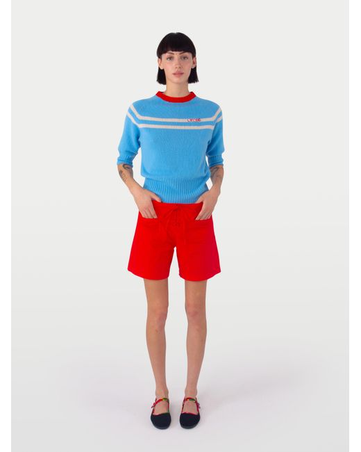 La Fetiche Blue Karina Lambswool Sweater
