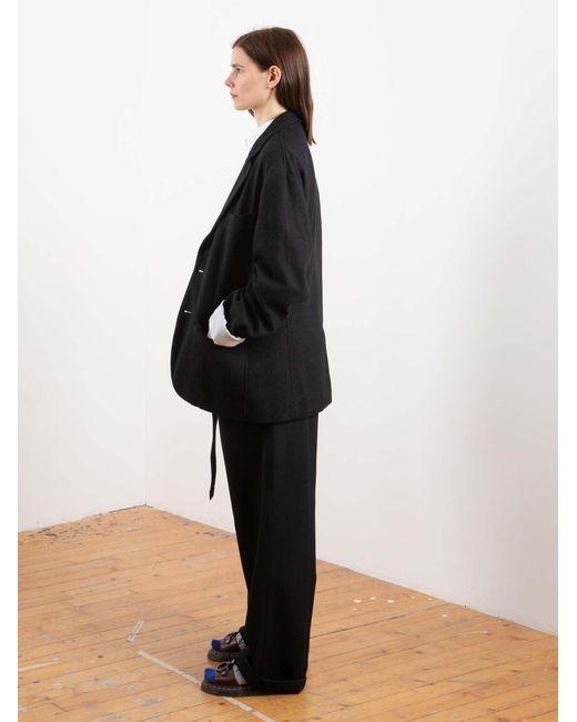 La Fetiche Black Annie Menswear Styled Jacket