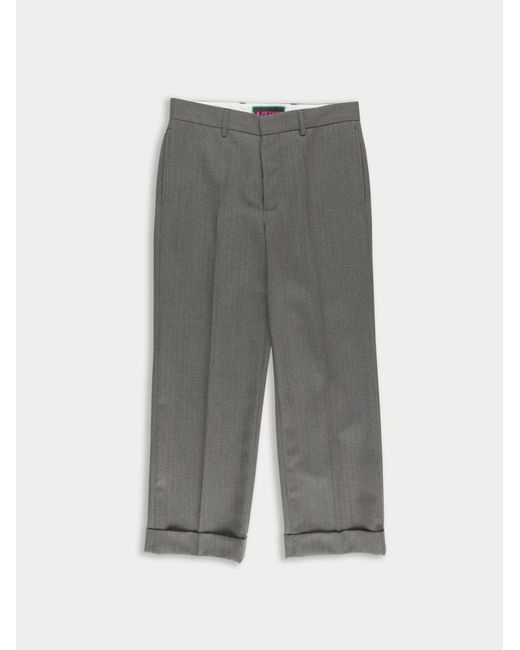 La Fetiche Gray Cecilia Tailored Suit Pant