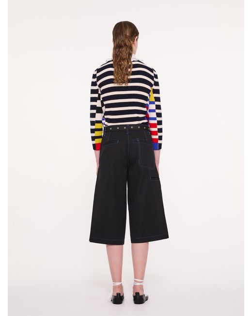 La Fetiche Blue Mae Striped Sweater