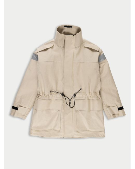 La Fetiche Blue Vita Rose Fully Reversible Waterproof Parka