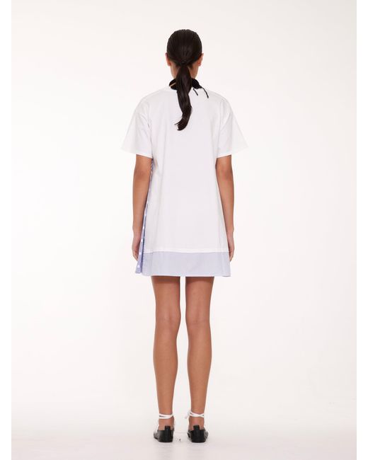 La Fetiche Blue Florence Short Sleeve T-Shirt Dress
