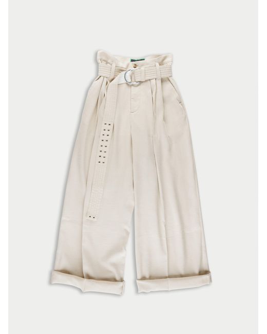 La Fetiche Multicolor Angie Pleated Trousers