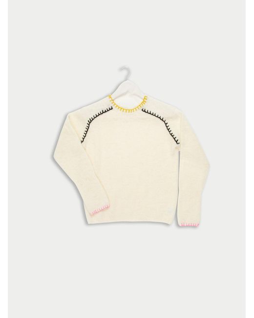Women's Natural Peggy Bis Reworked Crew Neck Jumper