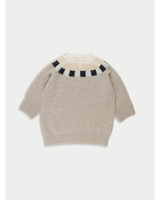 La Fetiche Natural Otti Fairisle Shetland Sweater