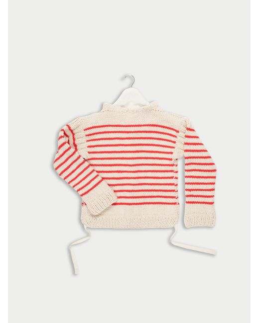 La Fetiche Red Cindy Traditional Handknitted Sailor Sweater
