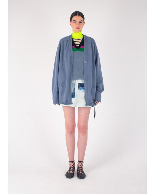 La Fetiche Blue Sylvia Cardigan