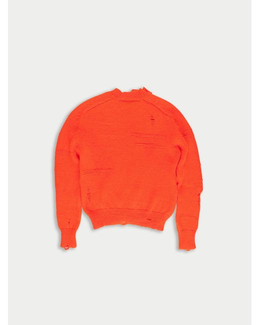 La Fetiche Red Johnny Shunken Fit Sweater