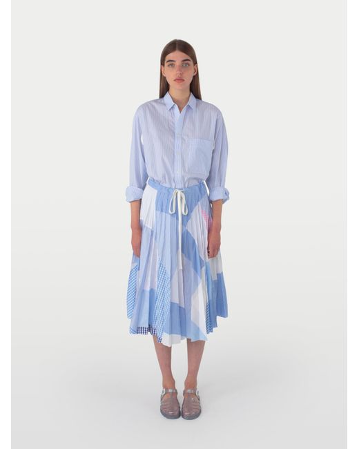 La Fetiche Blue Nico Oversized Shirt