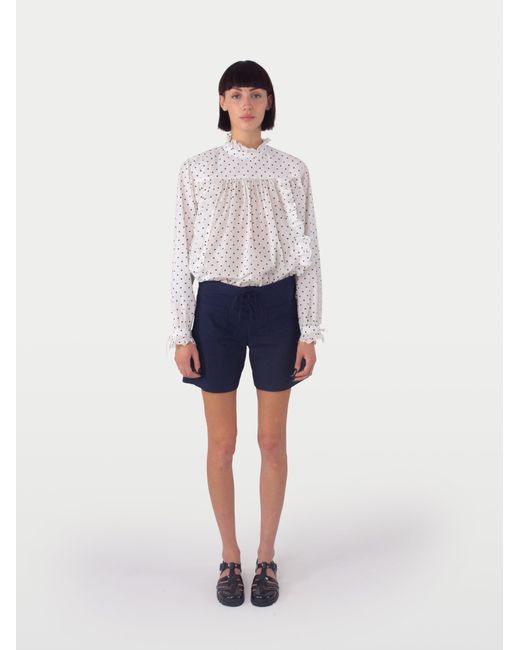 La Fetiche Blue Harriette Boy Scout Shorts