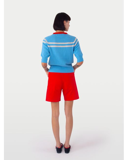 La Fetiche Blue Karina Lambswool Sweater