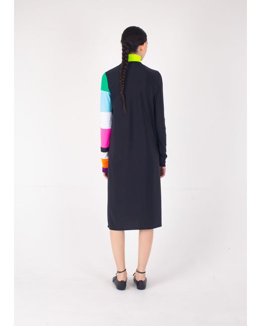 La Fetiche Black Suzan Lycra T-Shirt Dress