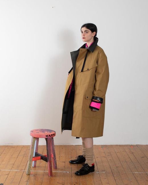 La Fetiche Multicolor Ryder Traditional Waterproof Trench Coat