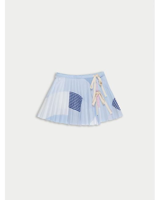 La Fetiche White Cecile Mini Mini Kilt