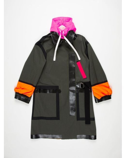 La Fetiche Multicolor Ryder Traditional Waterproof Trench Coat