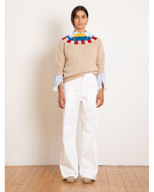 La Fetiche Multicolor Otti Fairisle Shetland Sweater