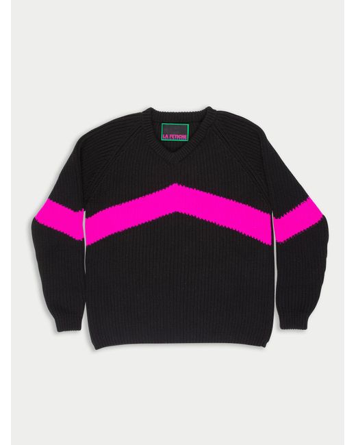 Women's Pink Joe Oversized Fishermans Rib Jumper