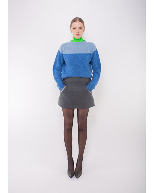 La Fetiche Blue Penelope Fairisle Sweater