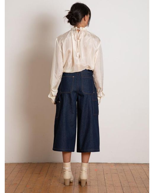 La Fetiche Blue Honey High Waisted Denim Shorts