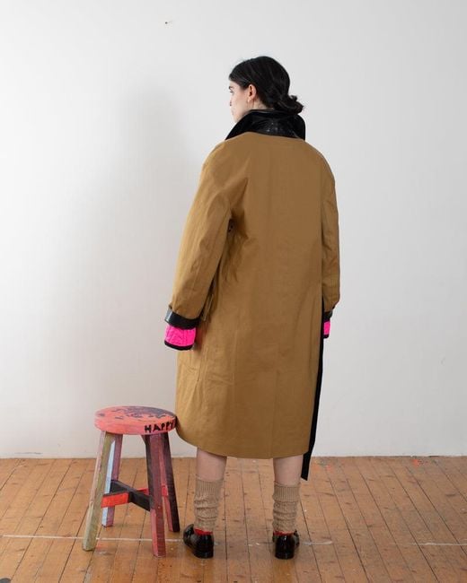 La Fetiche Multicolor Ryder Traditional Waterproof Trench Coat
