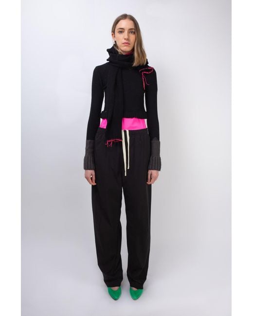 La Fetiche Black Kiki Hooded Scarf