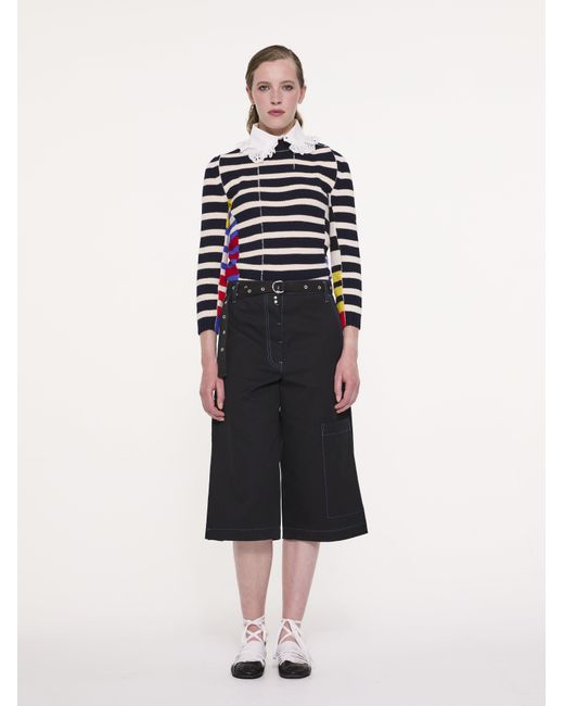 La Fetiche Blue Mae Striped Sweater