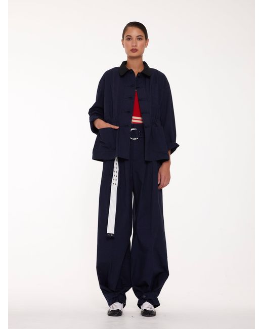 La Fetiche Blue Anouk Utility Jacket