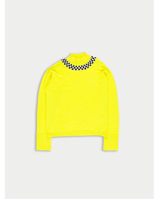 La Fetiche Yellow Benita Fine Knit Sweater