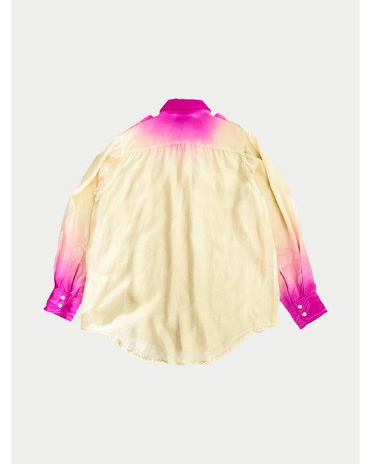 La Fetiche Pink Loic Silk Shirt