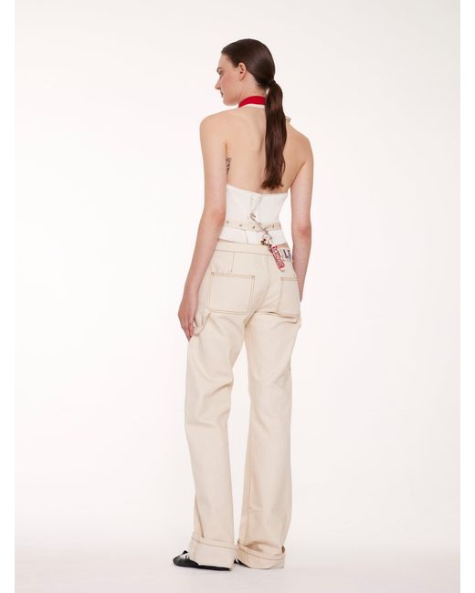 La Fetiche Natural Ursula Work Wear Dungarees