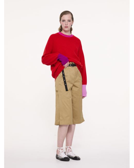La Fetiche Red Bryan Lambswool Sweater