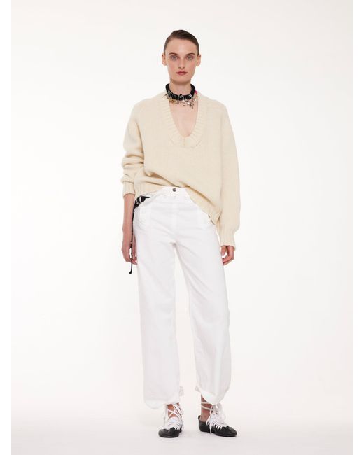 La Fetiche White Marin Sailor Trouser