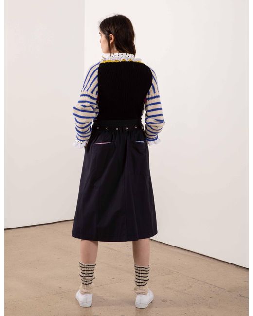 La Fetiche Blue Simone Skirt