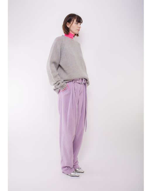 La Fetiche Gray Barney Sweater