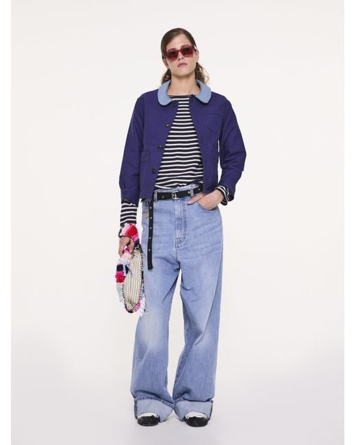 La Fetiche Blue Alex Utility Jacket
