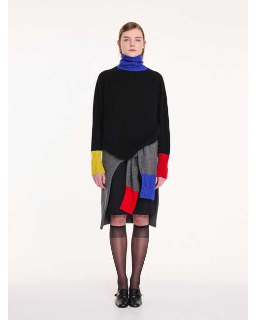 La Fetiche Blue Rudi X Polo Sweater