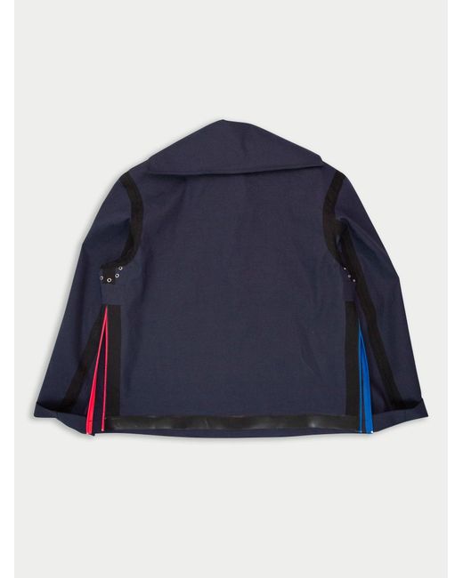 La Fetiche Blue Petra Reversible Sailor Style Cagoule