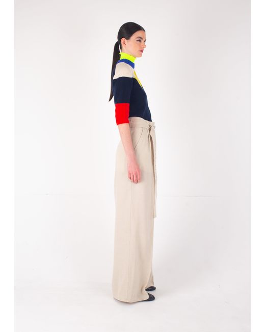 La Fetiche Blue Perriand Intarsia Sweater
